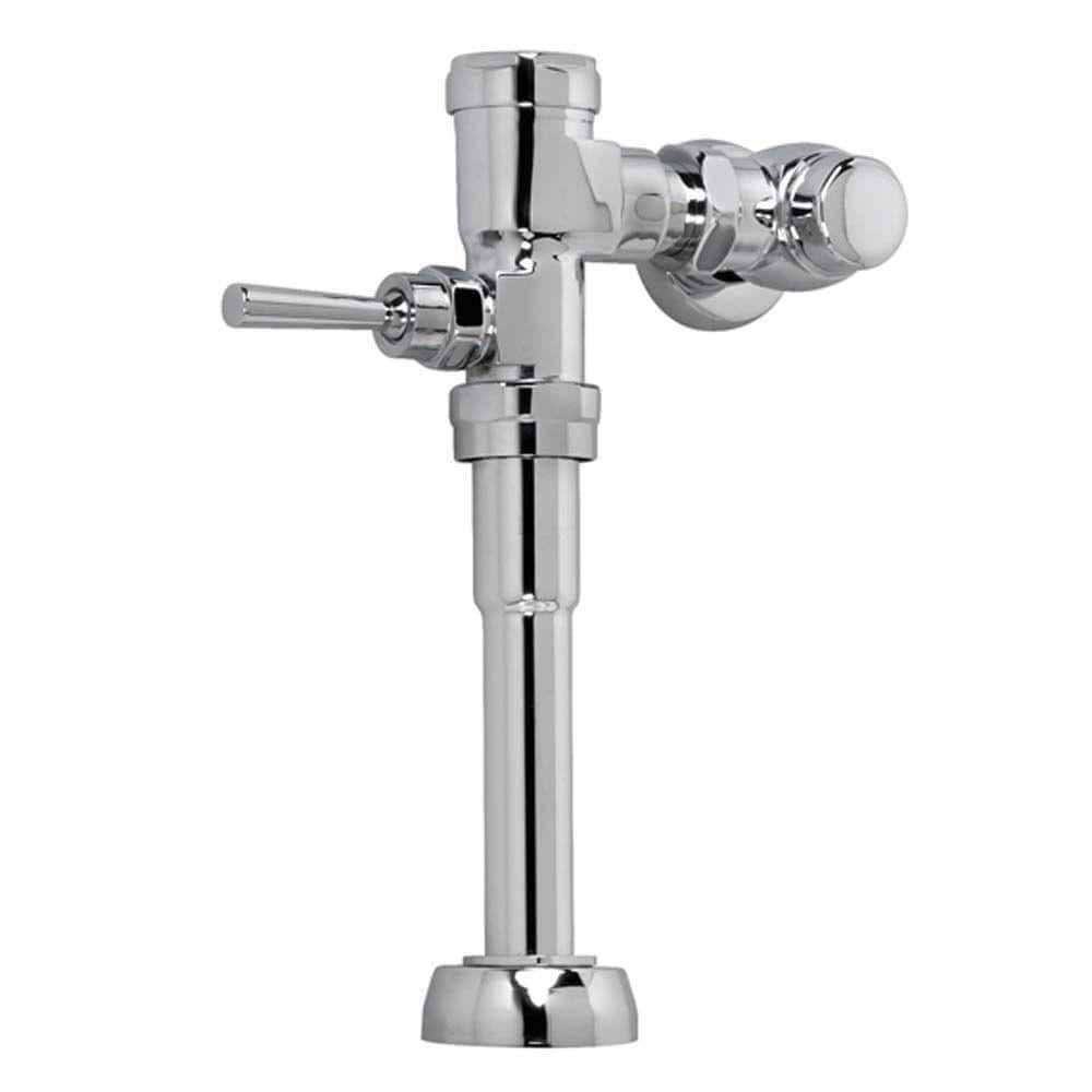 American Standard Manual Piston-Type Urinal Flush Valve for 1-1/4" Top Spud 1.0 GPF in Polished Chrome