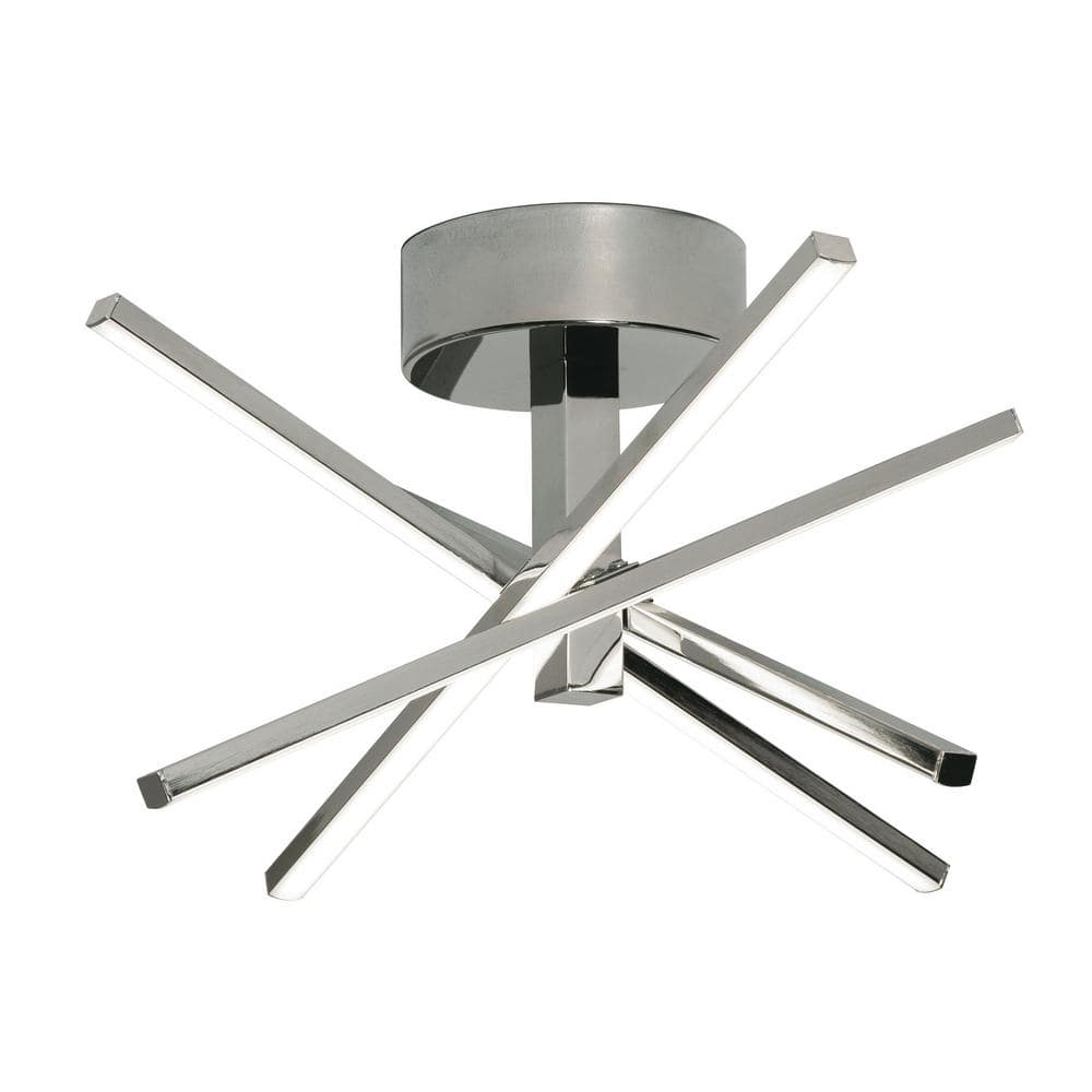 JAXF2020L30D1PC-AFX-Jaxx - 4 Light Flushmount-Polished Chrome Finish