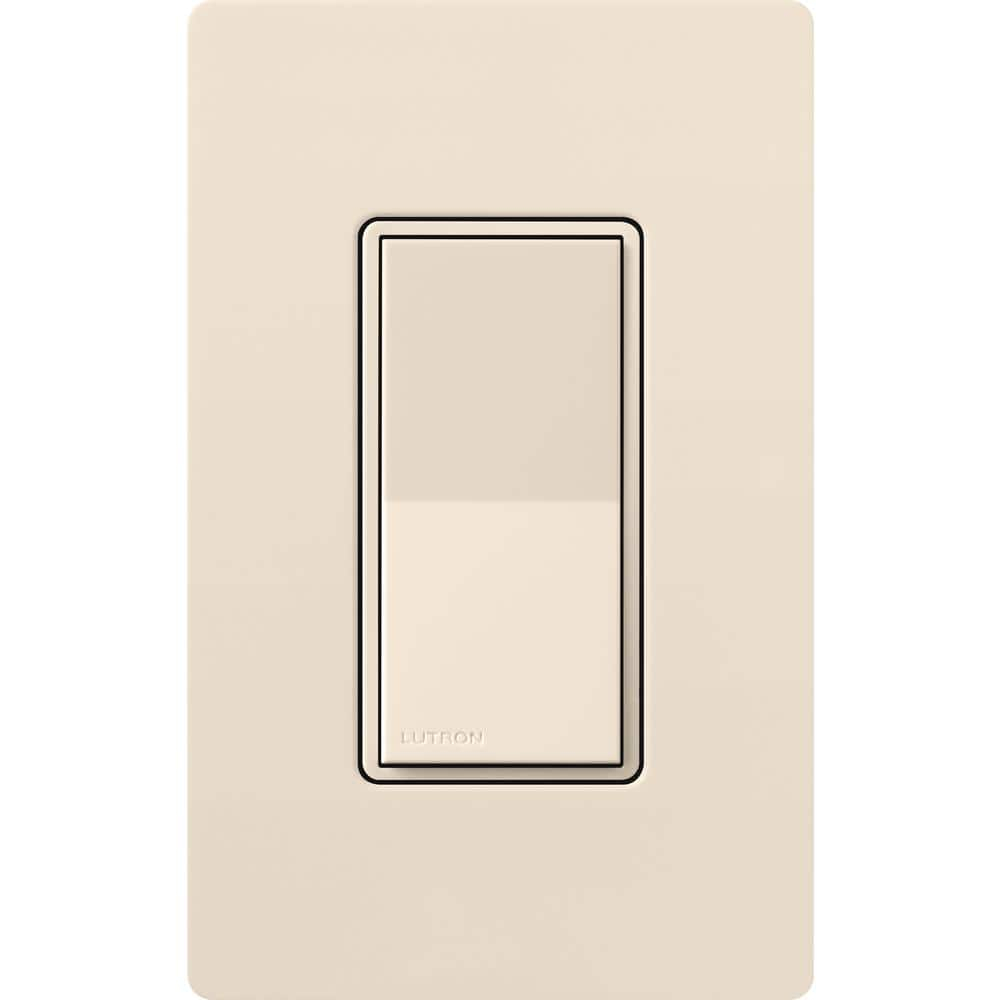 Light Almond Smart Rocker Accessory Switch for LED Dimmers