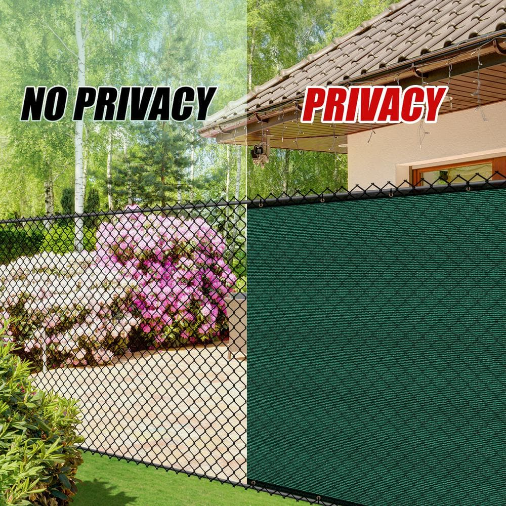ColourTree Colourtree Heavy Duty PLUS Fence Privacy Screen Cover Windscreen with Heavy Duty Brass Grommets