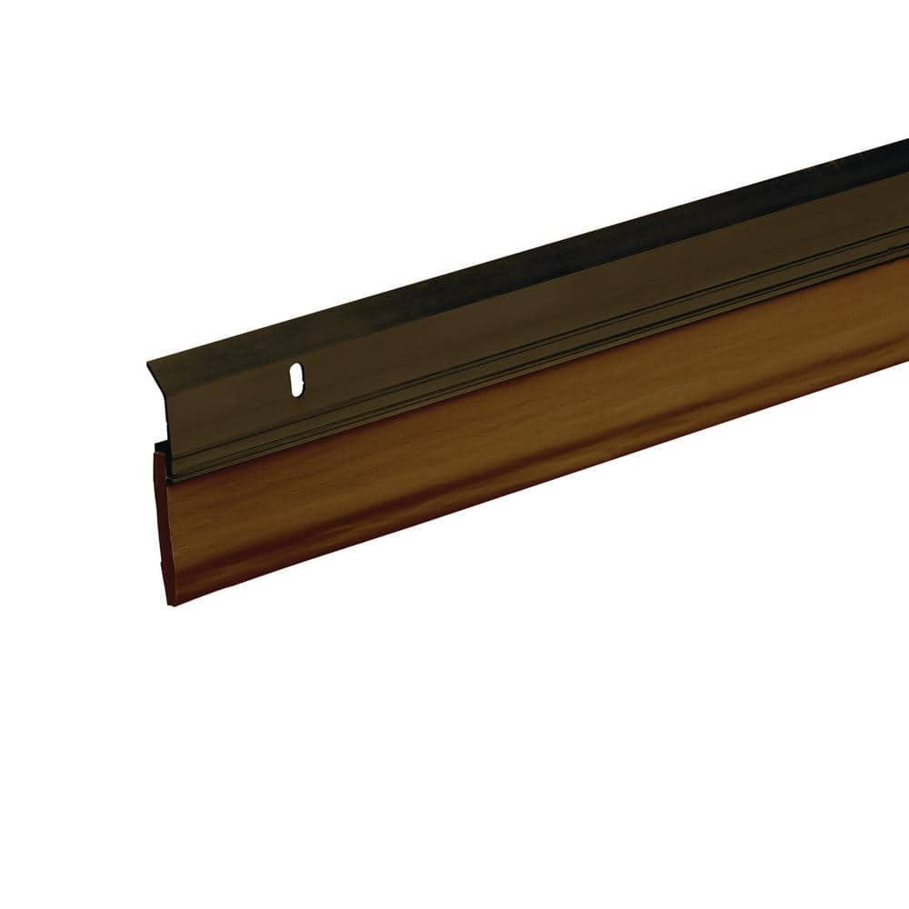 Frost King A82/36BR Extra Wide Heavy Duty Alum/Vinyl Door Sweep, 2-3/8in Wide x 36in Long, Bronze