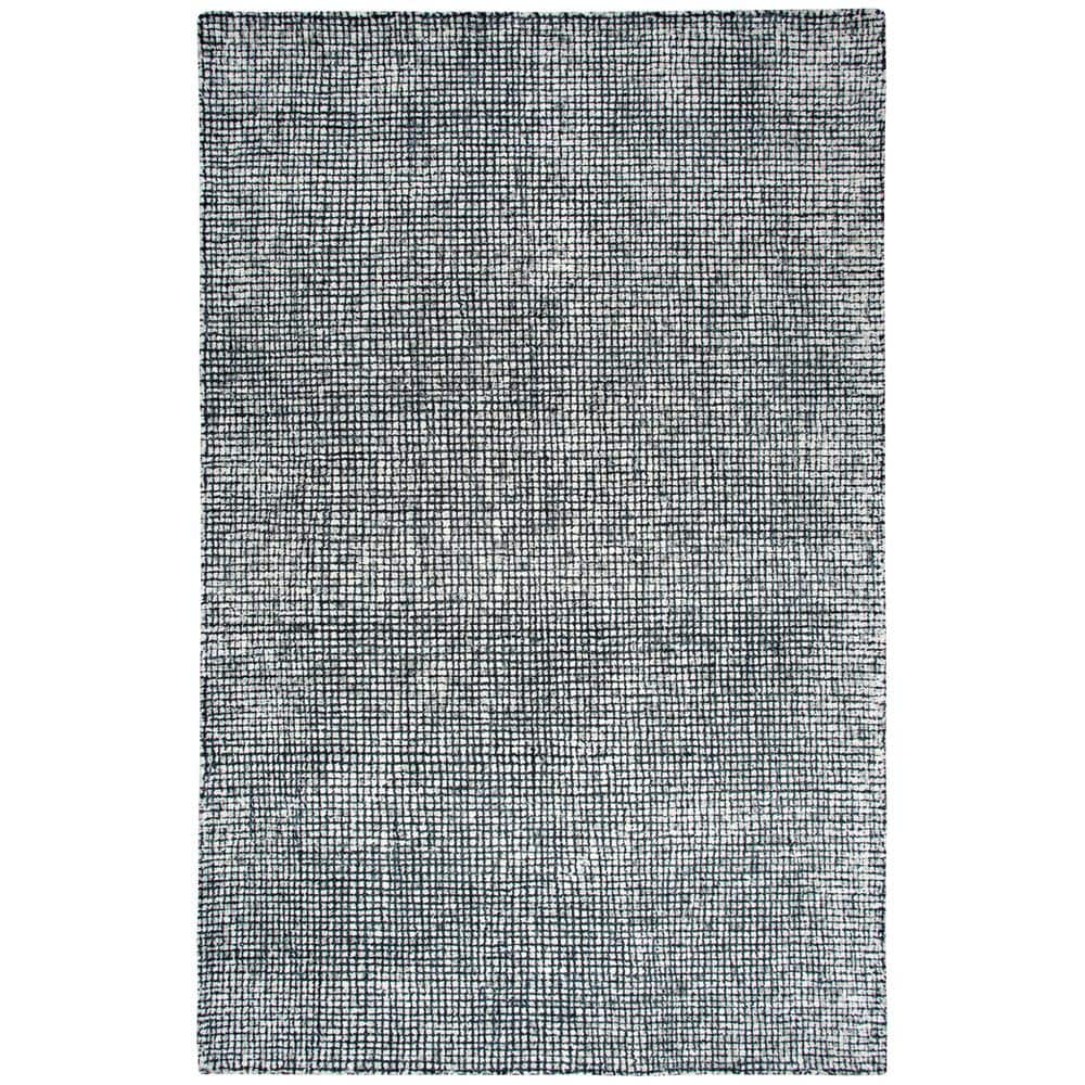 Alora Decor Storm 3' x 5' Tweed Black/Beige Hand-Tufted Area Rug