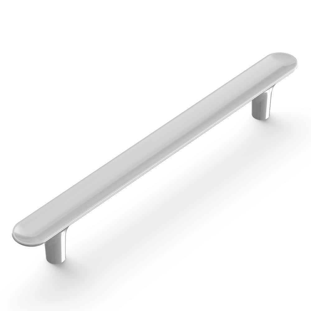 Maven Collection Pull 6-5/16 in. (160mm) Center to Center Chrome Finish Modern Zinc Bar Pull (1-Pack )