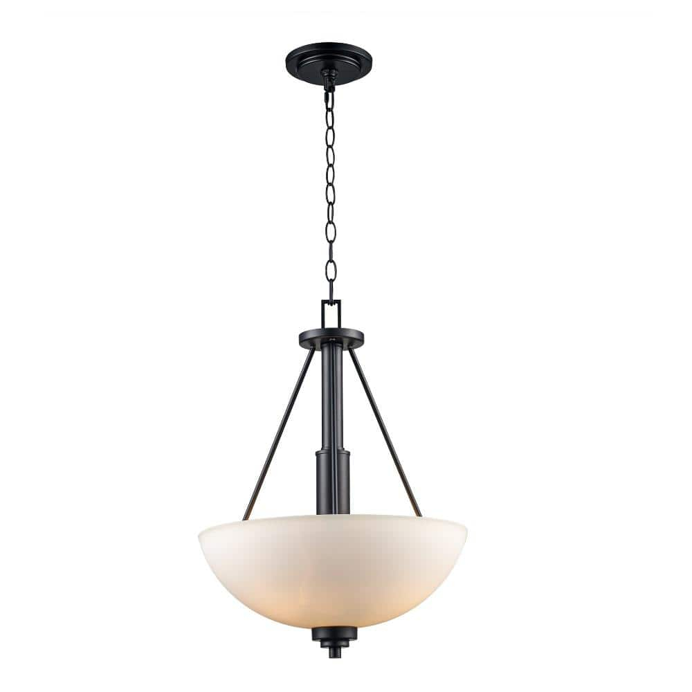 Trans Globe Lighting 70528 Mod Pod 3 Light 16" Wide Pendant - Black