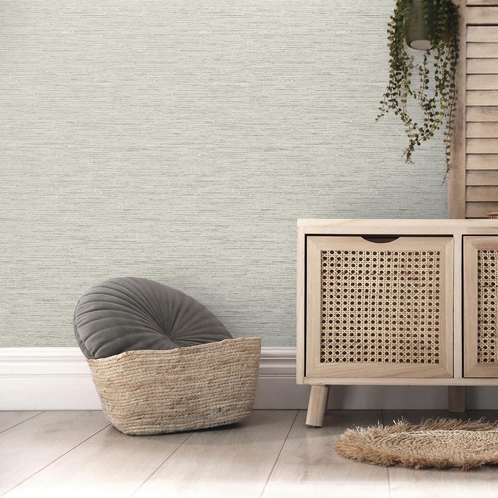 Mephi Natural Grasscloth Wallpaper