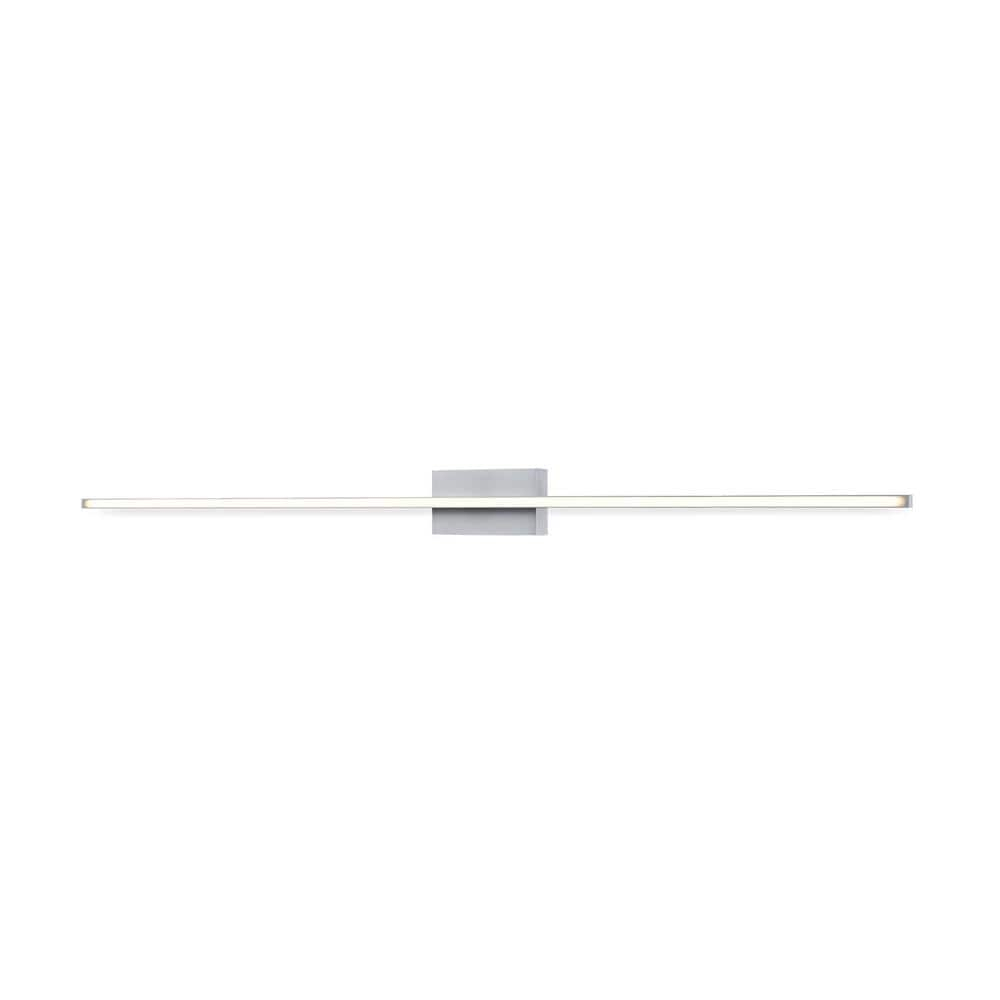 Vega Minor Dimmable LED Wall Sconce in Brushed Nickel, 48"