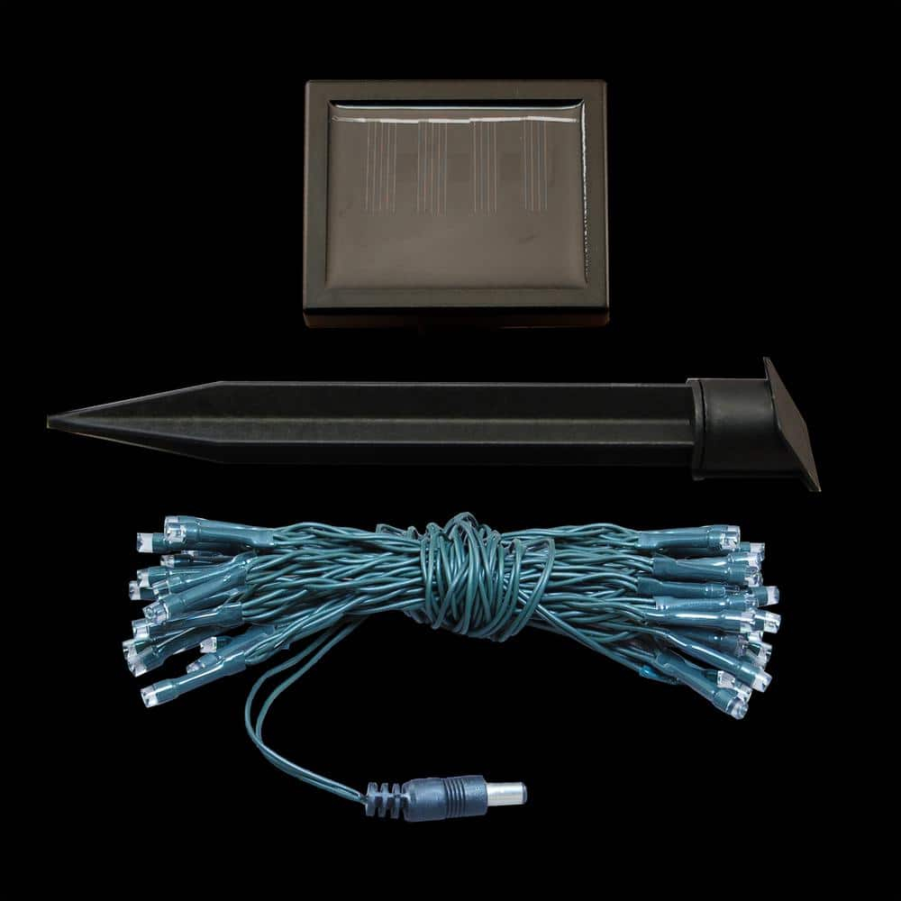 LumaBase Solar Powered Mini String Lights with 50 Soft White Bulbs