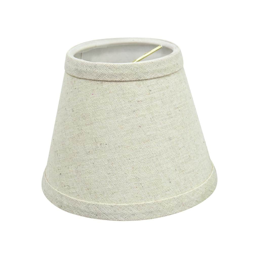 Aspen Creative Corporation 5'' Linen Empire Candelabra Shade (Set of 6)