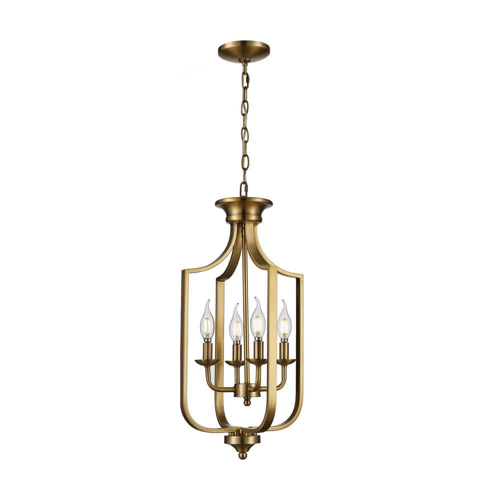 Trans Globe Lighting 11214 Hillcrest 4 Light 12" Wide Pendant - Gold