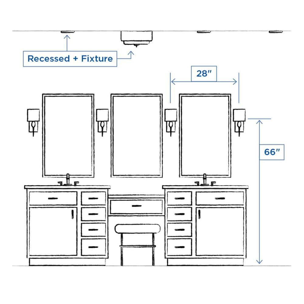 Progress Lighting - Five Light Bath - Laird - 5 Light in Transitional and