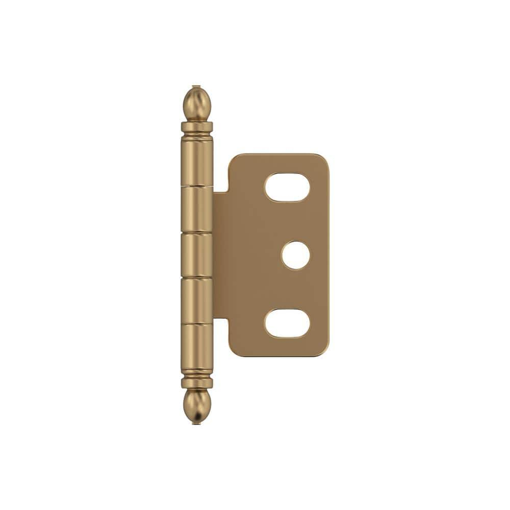 Amerock 110-Degree Inset Surface Champagne Bronze Cabinet Hinge ,