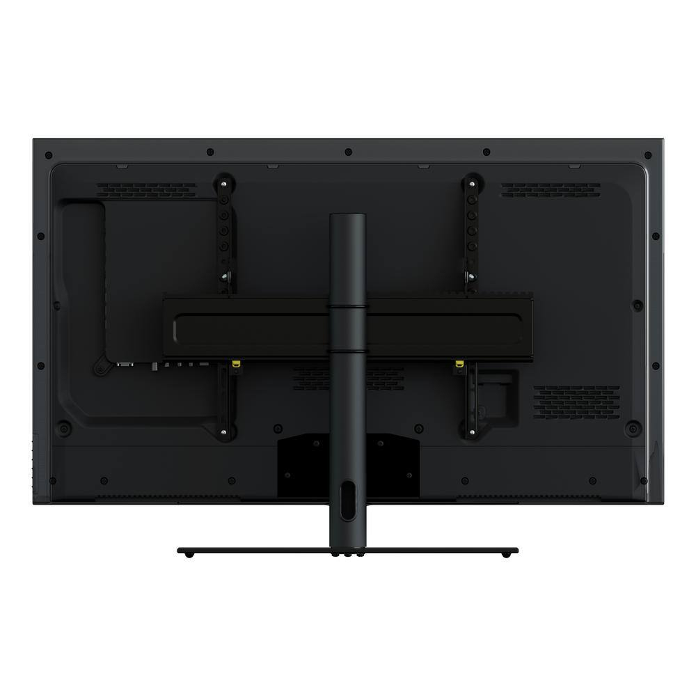 Universal Table Top TV Base Adjustable Tilt and Turn for Most TVs 46 in. to 65 in., Black/Black