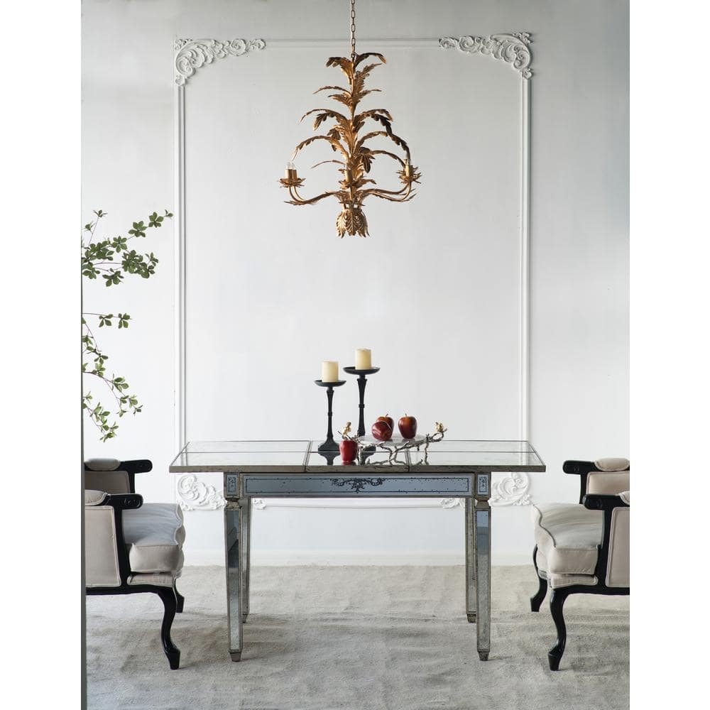 A and B Home A&B Home Fabius 13-inch Matte Black Metal Candle Holder