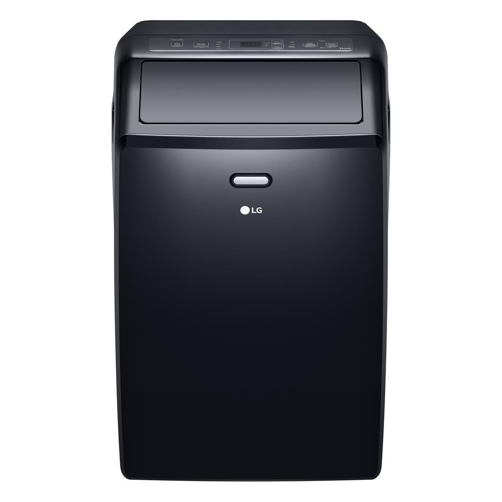 10,000 (DOE) BTU 115-Volt Portable Air Conditioner Cools 450 Sq. Ft. with Dehumidifier and Wi-Fi in Black