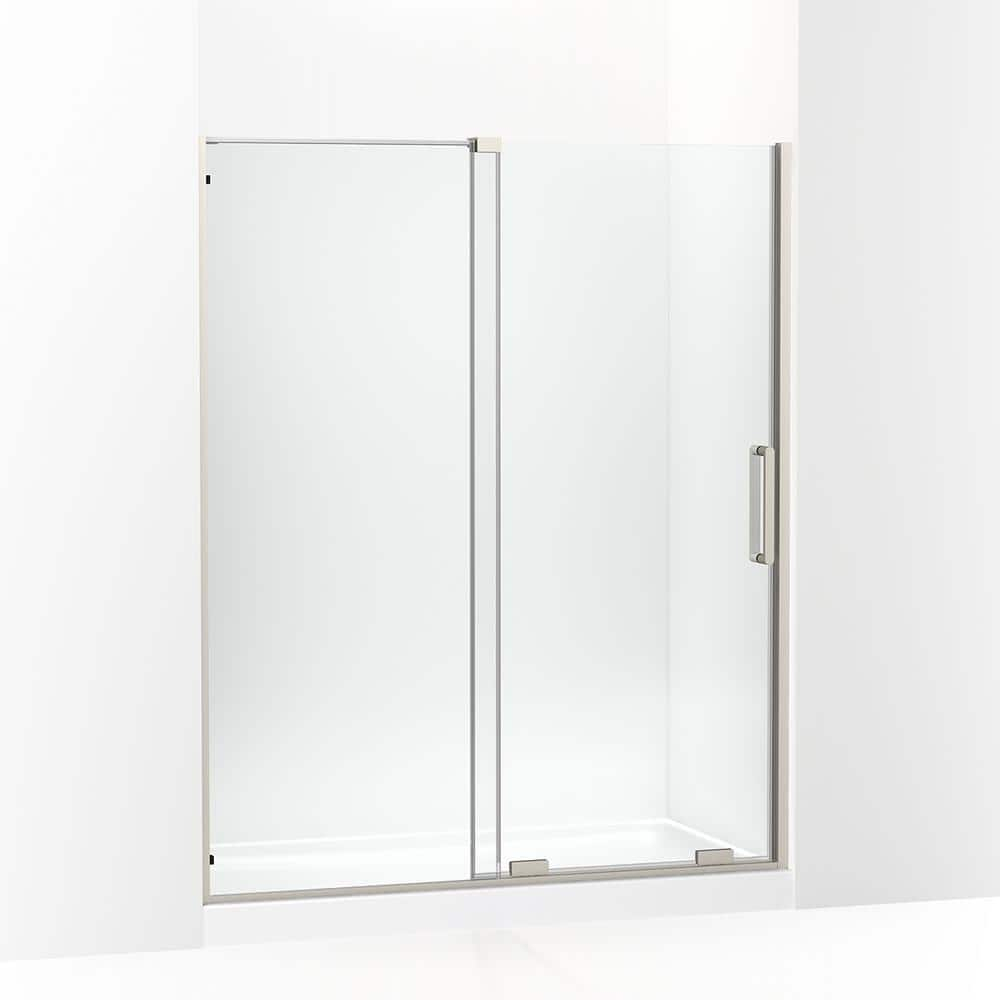 Echelon Sliding Shower Door, 71-3/4 In. H X 55-3/4 - 59-3/4 In. W, With 5/16 In. Thick Crystal Clear Glass