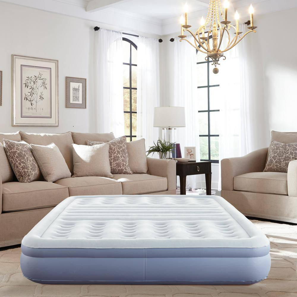 Beautyrest Lumbar Lift  12" Inflatable Air Mattress with Electric Pump