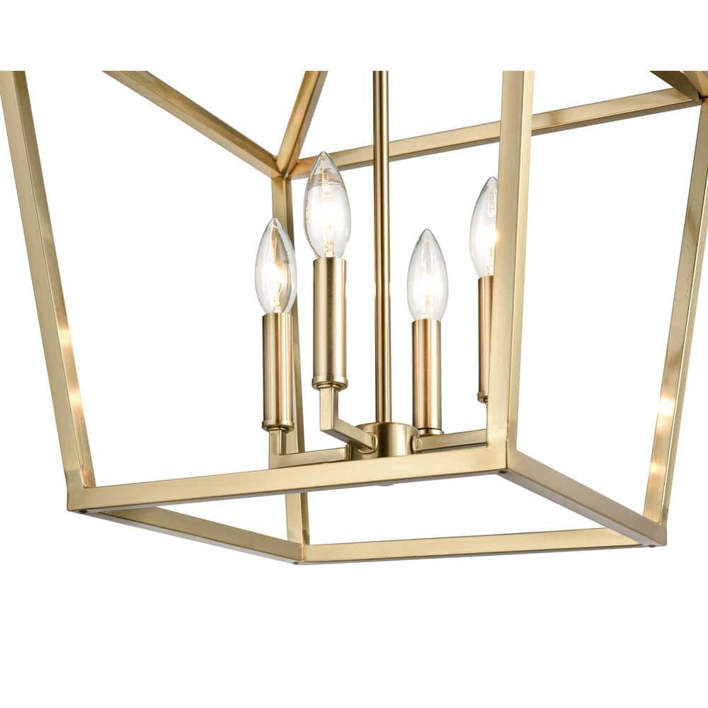 Millennium Lighting 4 - Light Pendant in  Modern Gold