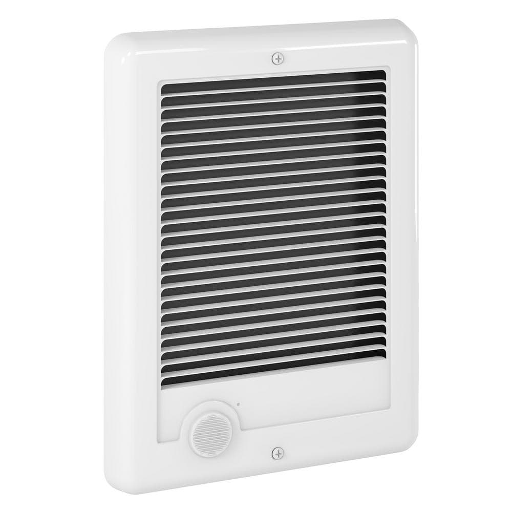 White 1500W Electric Wall Heater with Thermostat and Automatic Shut-off