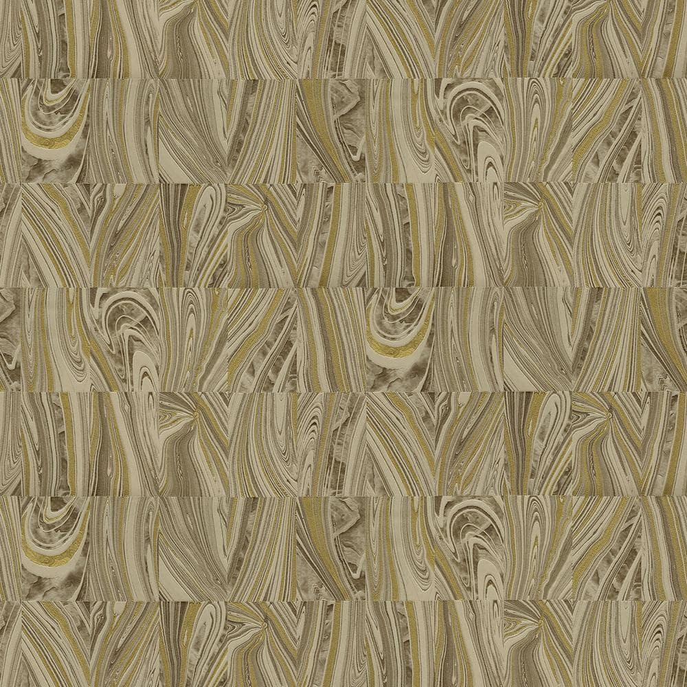 Advantage Boulders Brown Glitter Marble Wallpaper