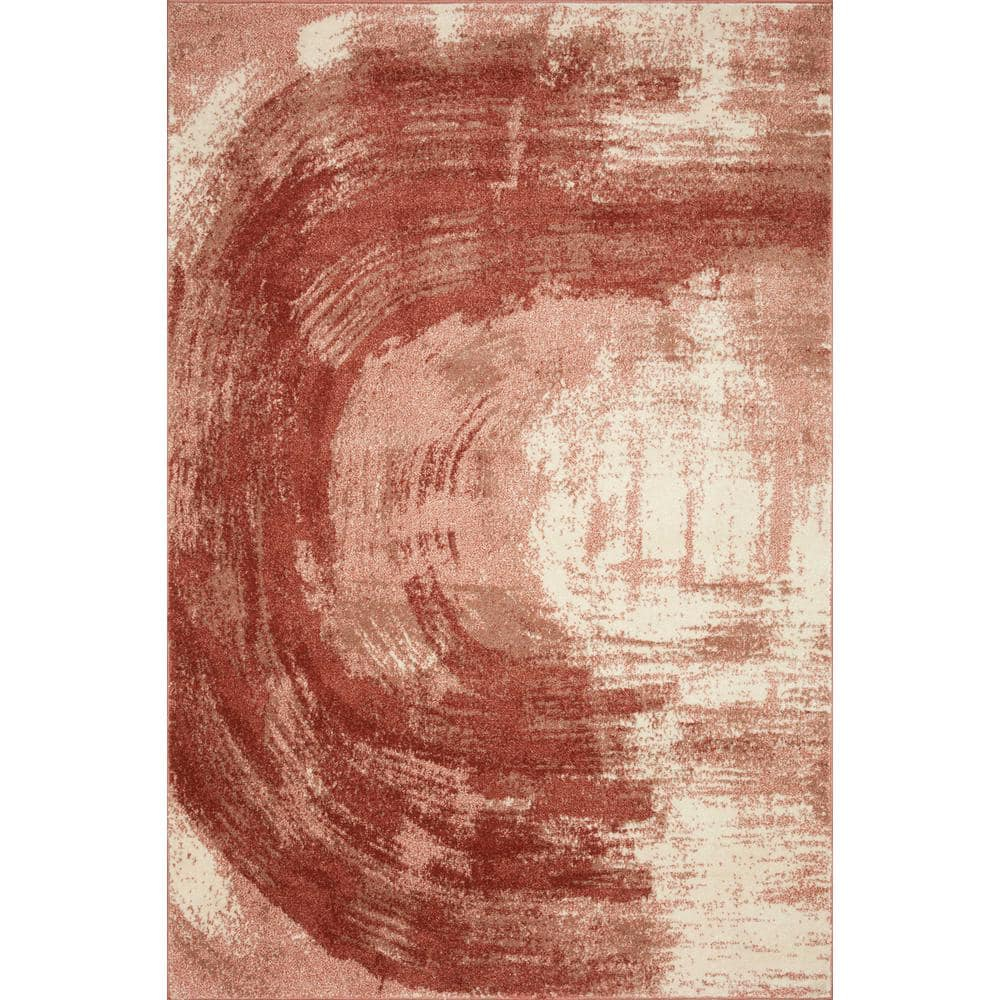 Loloi II Spirit Collection SPI-03 Rose/Spice 2'-7" x 8'-0" Runner Rug