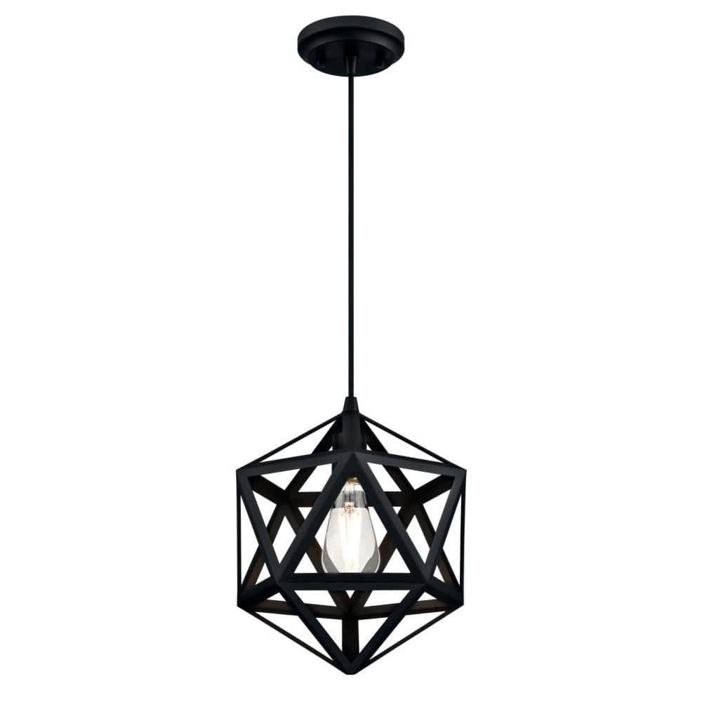 Westinghouse Lighting 6355700 1 Light Pendant Matte Black Finish