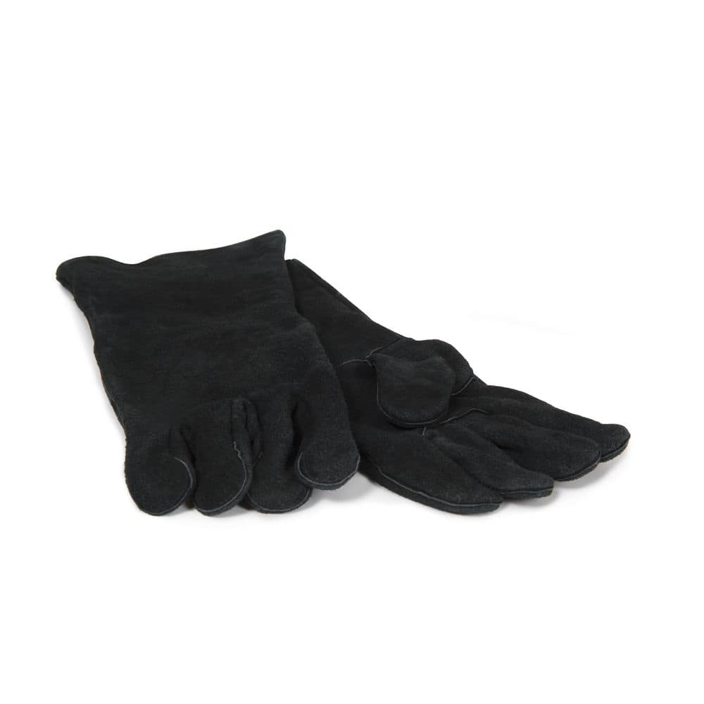 Grillpro GrillPro Black Leather Grilling Gloves