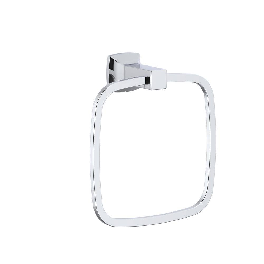 Fairbanks Wall Mounted Towel Ring in Chrome