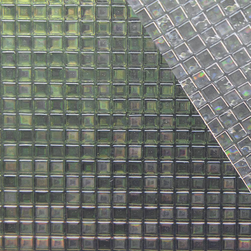 17.5 in. x 78 in. Square Pattern Decorative Window Film