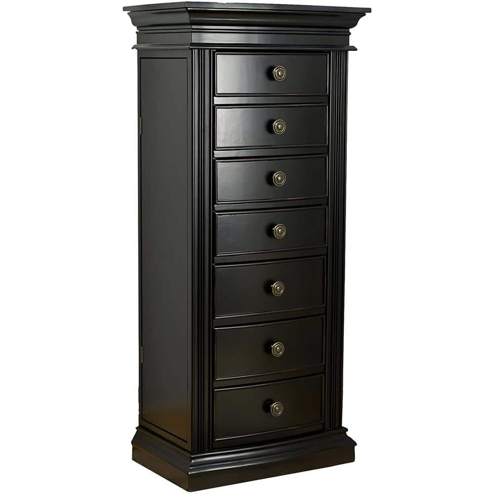 Hives & Honey Landry Black Jewelry Storage Armoire