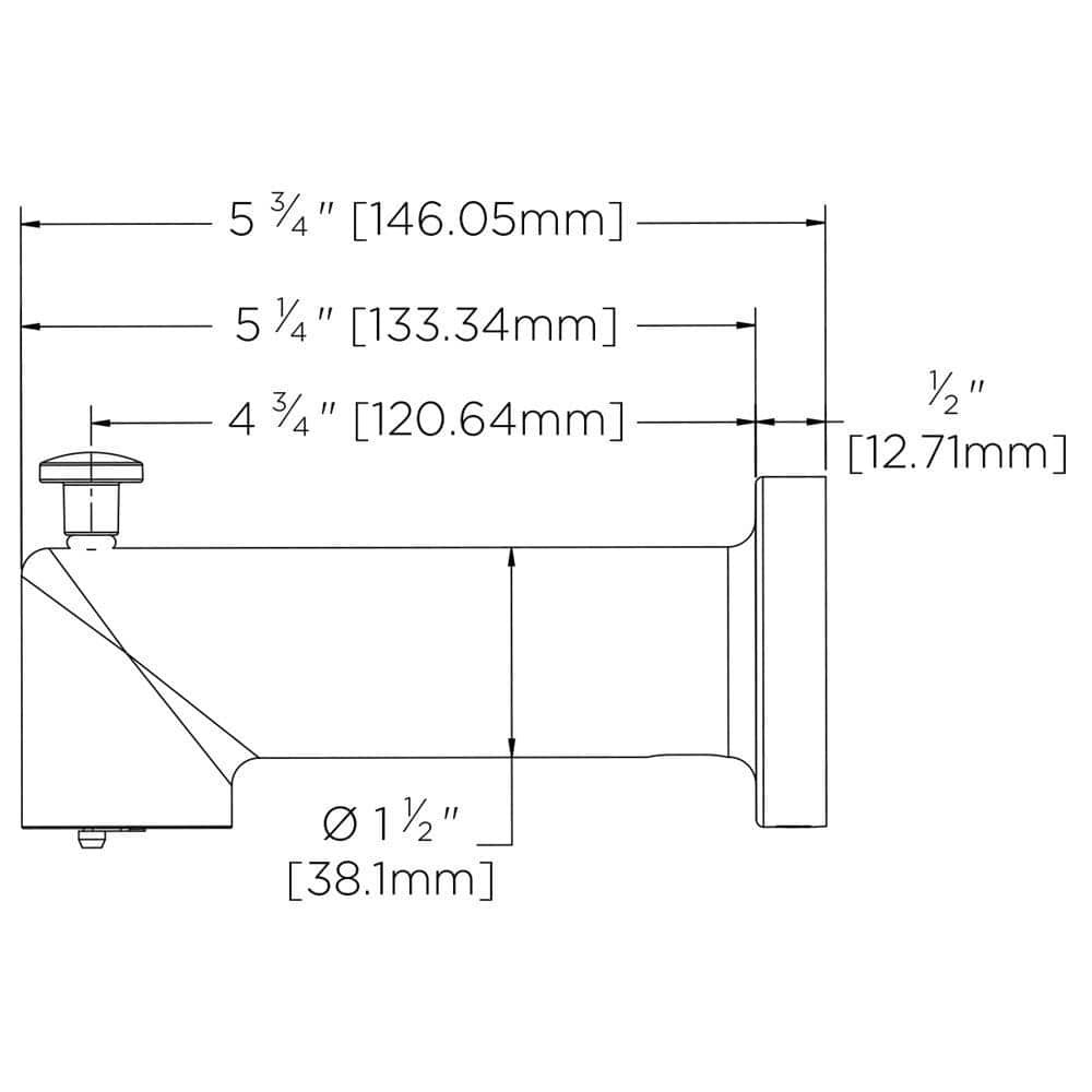 Speakman Neo Wall Mounted Tub Spout S-1558-BBZ