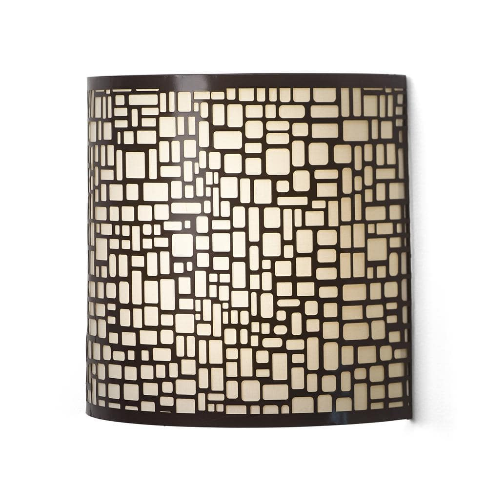 It's Exciting Lighting IEL-2901 London Barrel Wireless Wall Sconce, Amber, Wall, 9.88 in L x 3.90 in W x 9.87 in H