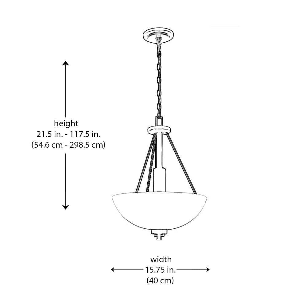 Trans Globe Lighting 70528 Mod Pod 3 Light 16" Wide Pendant - Black