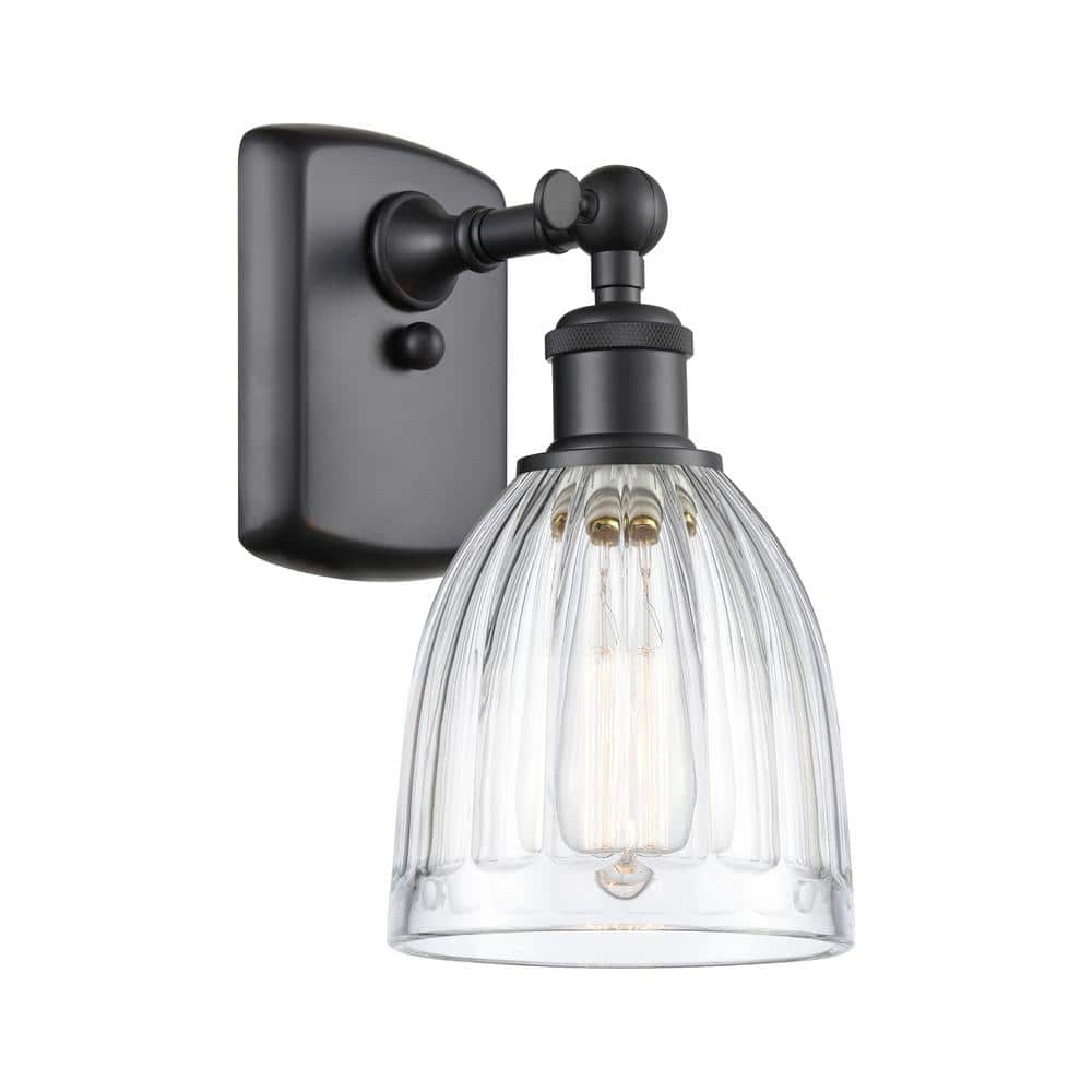 Innovations Lighting Brookfield 1 - Light Sconce in  Matte Black