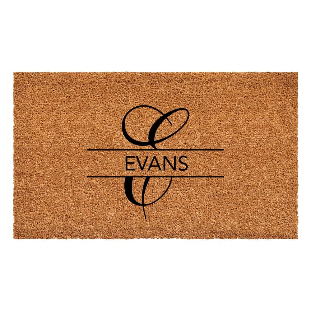 Calloway Mills 111161729 Evans Personalized Doormat 17" x 29"