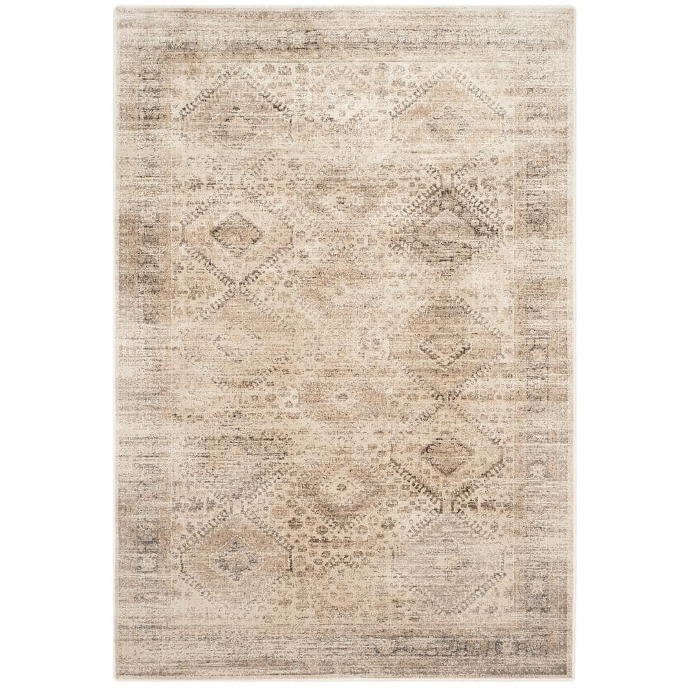 SAFAVIEH Vintage Shannen Traditional Area Rug, Stone, 6'7" x 9'2"
