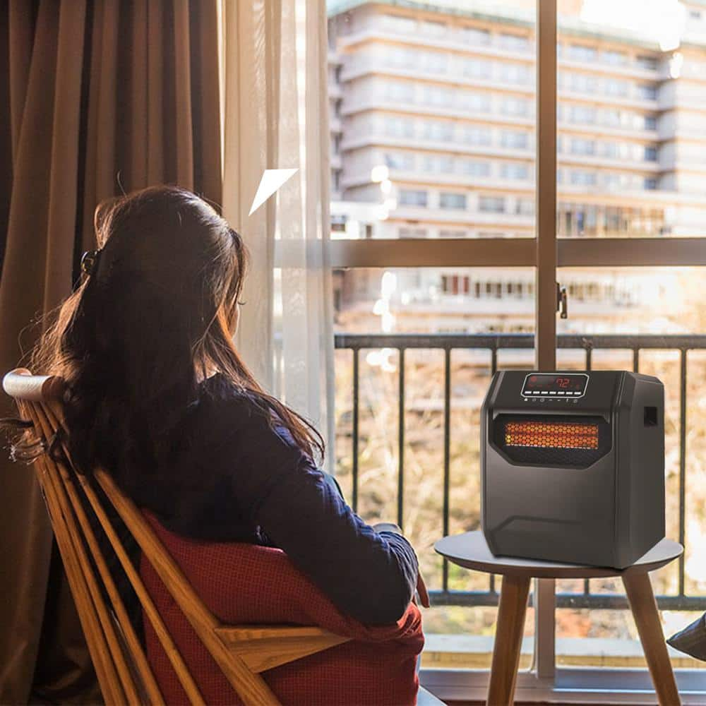 We Warm 1500 Watts Quartz Infrared Space Heater HT1013US, Large Room Size