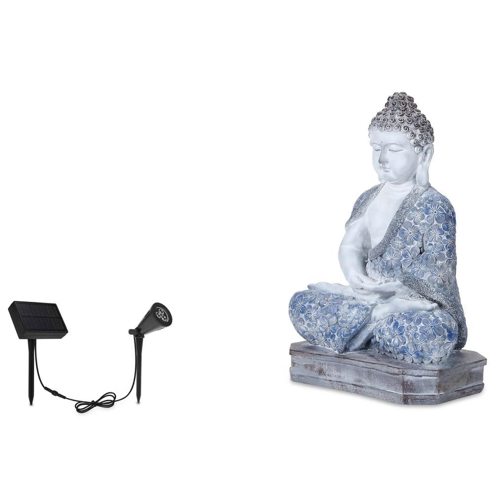 TECHKO 15" Buddha Garden Statue
