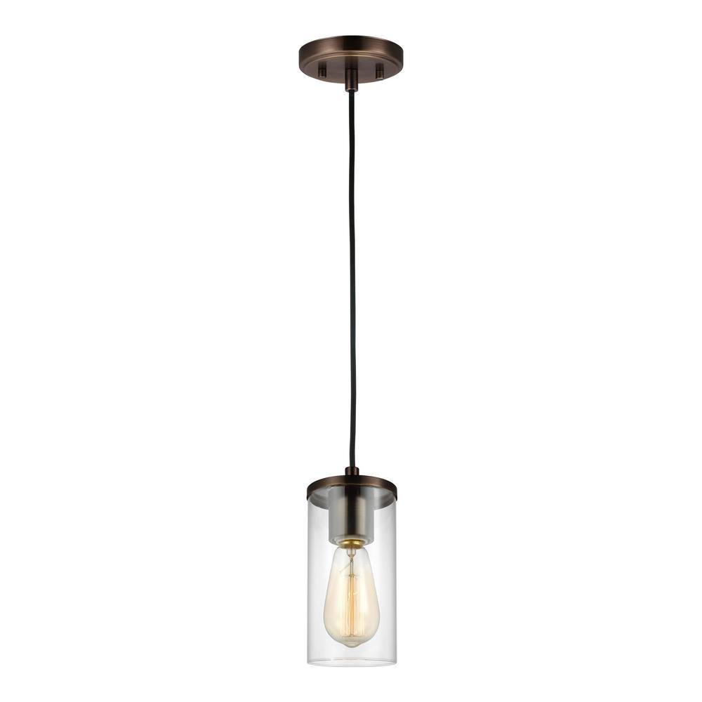Zire 8.5" Mini Pendant Light in Brushed Oil Rubbed Bronze