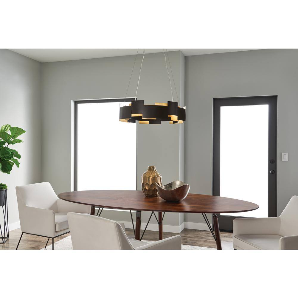 Kichler Moderne 26 1/2" Wide LED Olde Bronze 2-Light Pendant