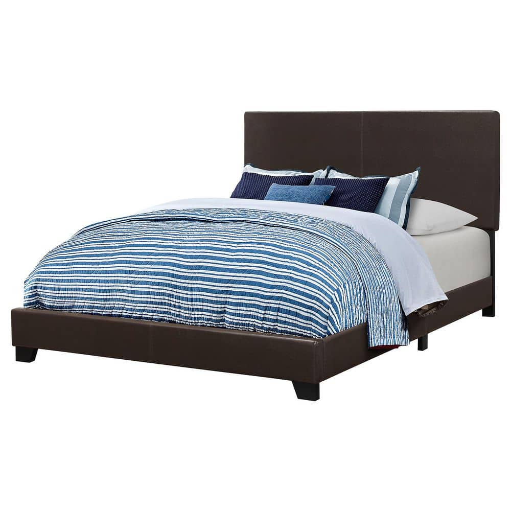 Coaster Company Dorian Upholstered Full Bed, Brown