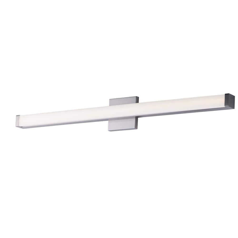 -Led Bath Vanity Light-Minimalistic Contemporary Style-Satin Nickel Finish-36 Inch Size Maxim Lighting 52006Sn