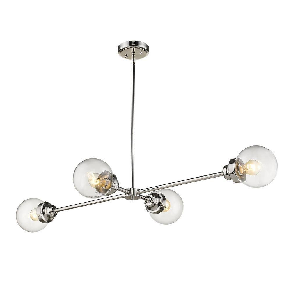 Acclaim Lighting In21222 Portsmith 4 Light 48" Wide Linear Chandelier