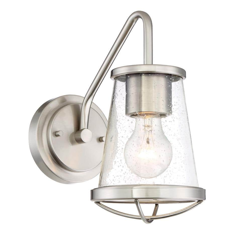 Designers Fountain Darby Satin Platinum Wall Sconce, 87001-SP