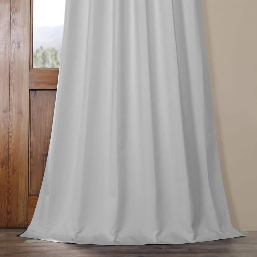 Arctic Grey Blackout Room Darkening Curtain (1 Panel), Arctic Grey, 50W X 96L
