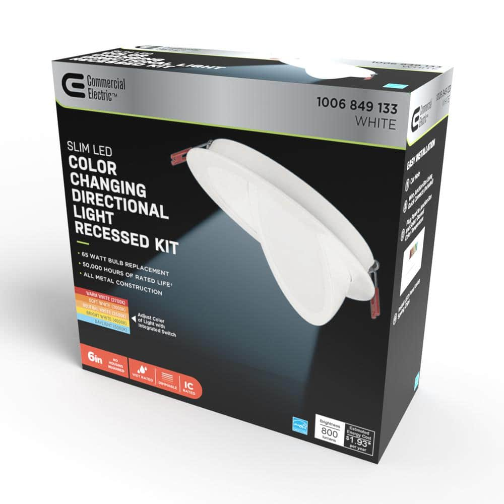CE Canless Recessed Integrated 6in LED Kit