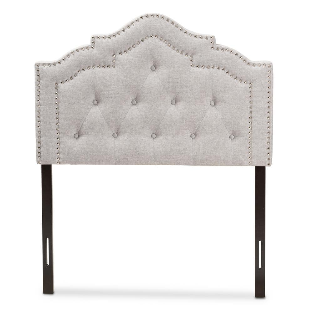 Baxton Studio Edith Modern and Contemporary Greyish Beige Fabric Twin Size Headboard,Wholesale Interiors