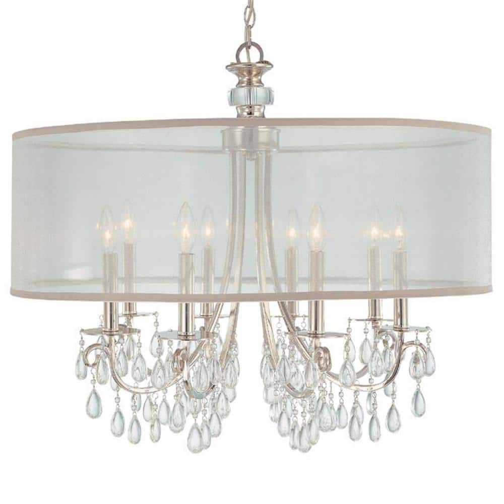 Crystorama Lighting - Eight Light Chandelier - Chandelier - Hampton - Eight