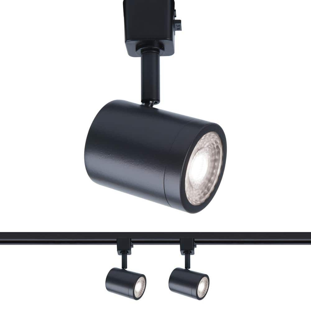WAC Lighting Charge 10W LED Aluminum Track Head for H Track in Black (Set of 2)