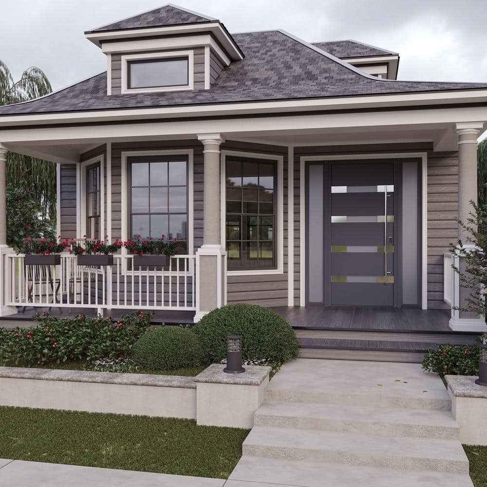 Belldinni 37.4'' x 81.5'' Steel Front Entry Doors