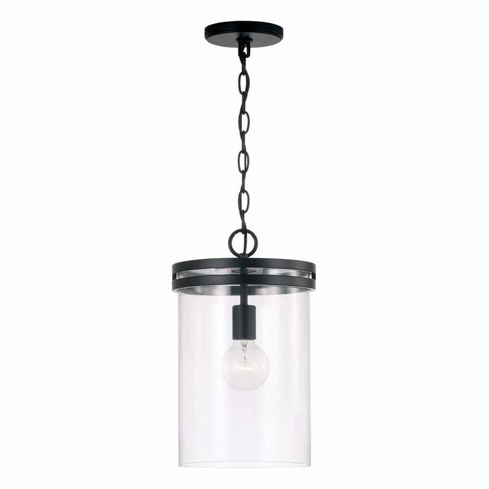 Capital Lighting 348711 Fuller 10" Wide Mini Pendant - Black